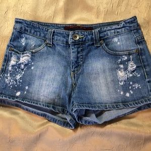Highway Jeans Distressed Denim Shorts